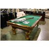 Image 1 : SPORTCRAFT CLAW FOOT BILLARDS TABLE WITH ACESSORIES