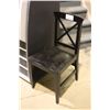 Image 1 : DARK WOOD CROSSBACK SIDE CHAIR