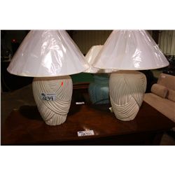 PAIR OF DECORATIVE LAMPS