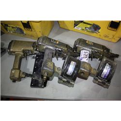 3 PNEUMATIC NAIL GUNS