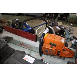 HUSQVARNA CHAIN SAW & CANNON BLADE