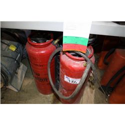 LOT OF CHEMICAL SPRAYERS & FIRE EXTINGUISHERS