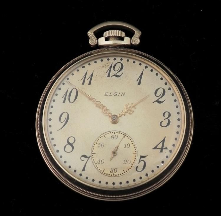 1909 Elgin Gold Filled Antique OF Pocket Watch