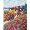 Image 1 : Original MARK BRAVER "HILLSIDE FLOWERS"