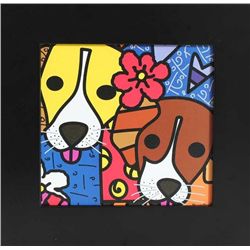 Framed Offset Lithograph by Britto