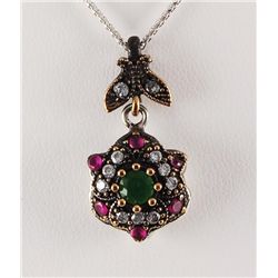Natural Stone Vintage Victorian Design Pendant
