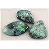 Image 1 : Natural Turquoise 195.02ctw Loose Gemstone 3pc Big Size