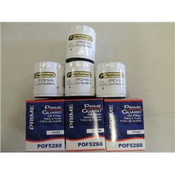 LOT 7 (3) PRIME GUARD & 4 PERFORMAX OIL FILTERS
