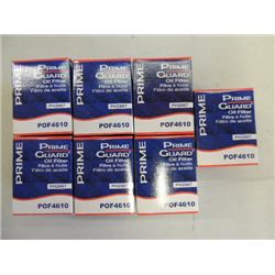LOT 7 PRIME GUARD OIL FILTERS PART# POF4610