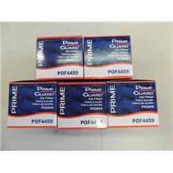LOT 5 PRIME GUARD OIL FILTERS PART# POF4459