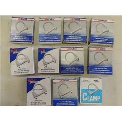 LOT 11 CARQUEST HEAVY DUTY MUFFLER CLAMPS