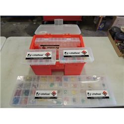 RED BOX LITTELFUSE WIDE ASSORTMENT OF FUSES