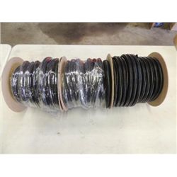 LOT 3 ROLLS .5" CABLE HEAT INSOLATOR HOSE 50' LENG