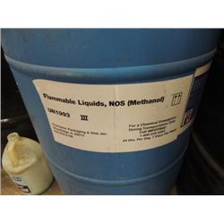 WINDSHIELD WIPER FLUID 55 GALLON DRUM - SOME USED