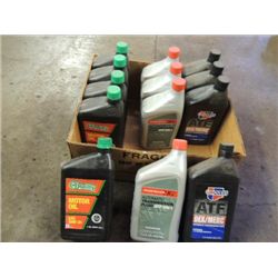 LOT 13 (5) MOTOR OIL 10W30 & 8 ATF DEX/MERC