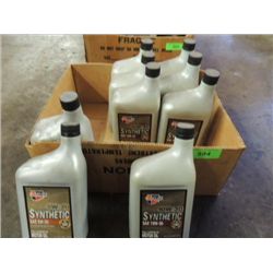 LOT 9 MOTOR OIL (7) SYN 10W30 & (2) 5W20