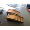 Image 1 : PAIR STEEL REINFORCED PORTABLE CAR RAMPS