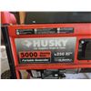 Image 3 : HUSKY 5000 RUNNING WATT PORTABLE GENERATOR GAS POW