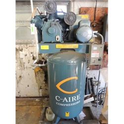 C-AIRE INDUSTRIAL SHOP 7.5 HP AIR COMPRESSOR 200 P
