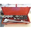Image 1 : PITTSBURGH 21 PIECE 3/4" DRIVE SOCKET & WRENCH SET
