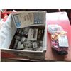 Image 1 : BOX LOT OF ELECTRICAL  SUPPLY WIRE CONNECTORS