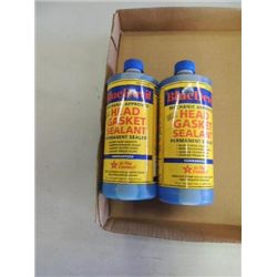 LOT 2 BLUE DEVIL HEAD GASKET SEALANT 1/2 GALLON EA