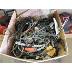 BOX LOT USED AUTOMOTIVE ELECTRICAL WIRIMG HARNESSE