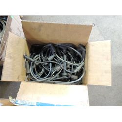 BOX LOT USED AUTOMOTIVE SPARK PLUG CABLES