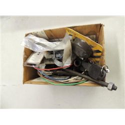 BOX LOT NEW AUTOMOTIVE GAS CAP PARTS & EXHAUST SEA