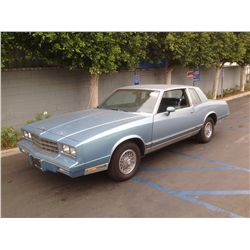 1985 CHEVROLET MONTE CARLO
