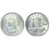 Image 1 : 1953 Australian QEII Sixpence - PCGS MS 65