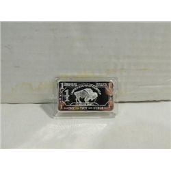 GERMAN SILVER 1 OUNCE BISON BAR