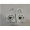 Image 1 : LOT 2 10X10 & 16X13 OVAL CUT GREEN MALACHITE STONE
