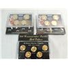 Image 1 : LOT 3 2007 & 08 1 DOLLAR PRESIDENTIAL 4 COIN SET &