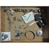 Image 1 : LOT 16 VINTAGE STERLING SILVER & ABOLNE JEWELRY: