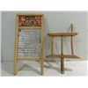 Image 1 : LOT 2 VINTAGE LAUNDRY TOOLS: CLOTHES LINE REWINDER