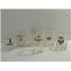 Image 1 : LOT 6 GERMAN GLASS BEER MUGS: CARLSBURG,