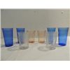 Image 1 : LOT 8 (2) PINK & (4) BLUE DEPRESSION GLASSES, 2