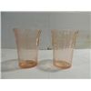 Image 2 : LOT 8 (2) PINK & (4) BLUE DEPRESSION GLASSES, 2