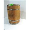 Image 1 : VINTAGE OAK & METAL STRAP NAIL KEG