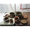 Image 1 : LOT 8 VINTAGE COPPER KETTLES, POTS & INSERTS