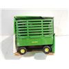Image 1 : ERTL PRESSED METAL JOHN DEERE BALE THROW WAGON