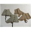Image 1 : LOT 2 SETS ANTIQUE FORMAL SPATS GREY & LIGHT TAN