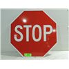 Image 1 : 18" HEXAGON METAL STOP SIGN: MARKED HY-KO PRODUCTS