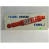 Image 1 : 30X12 METAL SINGLE SIDED DELCO SHOCKS SIGN