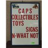 Image 1 : 24X26 ALL WOOD SIGN CAP'S COLLECTIBLES TOYS & SIGN