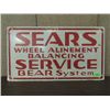Image 1 : 36X20 METAL SINGLE SIDED SEARS SERVICE CENTER SIGN