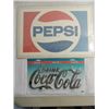 Image 1 : LOT 2 PEPSI WINDOW STICKER & COCA-COLA LICENSE