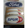 Image 3 : LOT 8 PETROLIANA LARGE ADVERTISE STICKERS: SPUR,