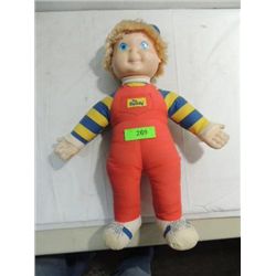 1991 PLAYSKOOL MY BUDDY PLUSH STUFFED DOLL 22"H